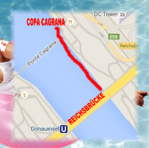 NEU AB MITTE JULI STRAND FEELING AUF DER COPA CAGRANA WIEN